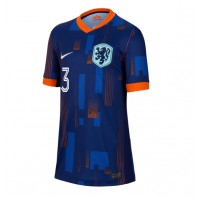 Holandsko Matthijs de Ligt #3 Vonkajší Ženy futbalový dres ME 2024 Krátky Rukáv